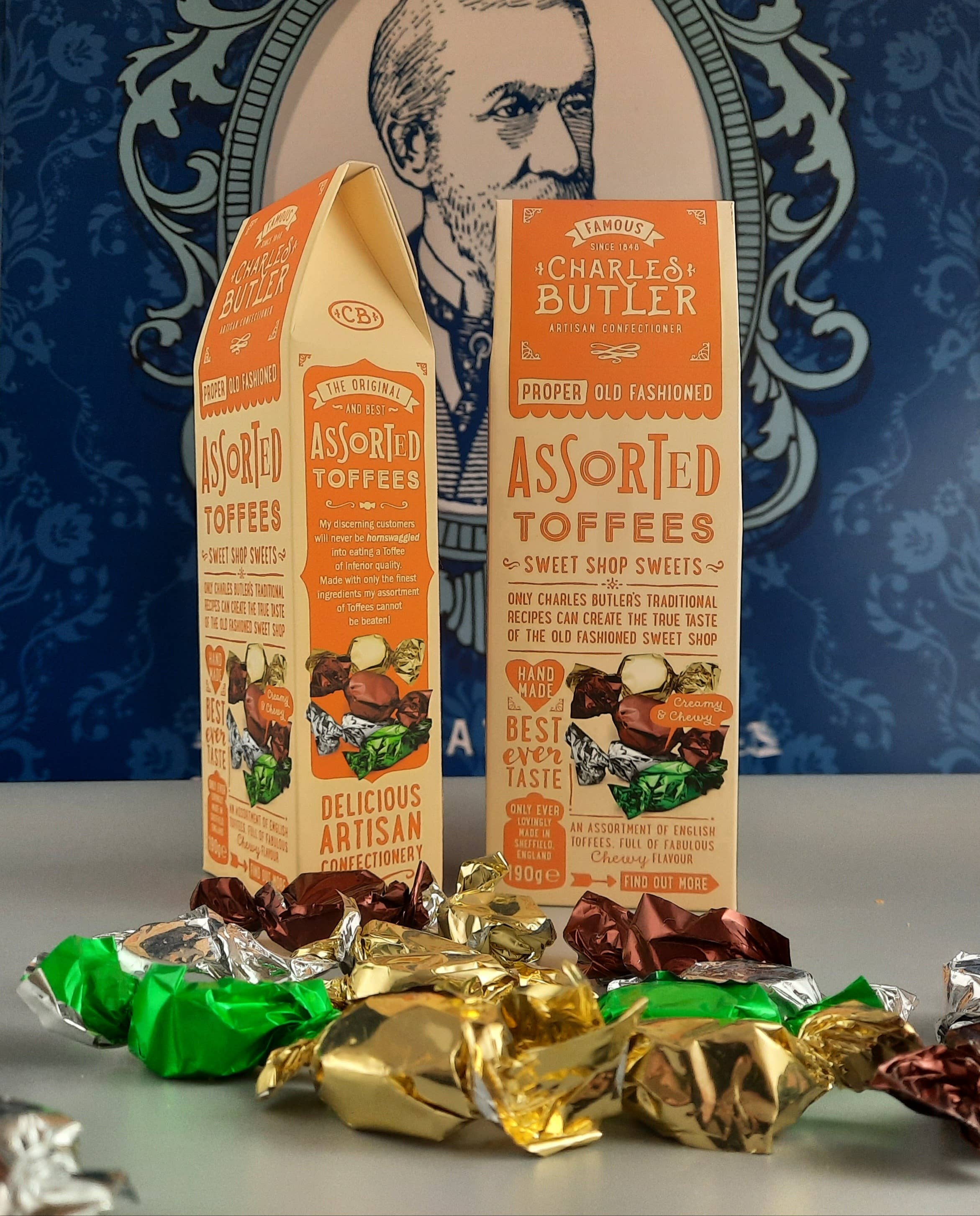 Charles Butler Assorted Toffee 190g