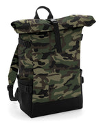 Load image into Gallery viewer, Jungle Camo Roll-top Backpack
