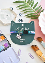 Load image into Gallery viewer, Clawed Monet Artist Cat Collar
