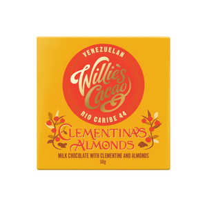 Clementina's Almonds. Milk chocolate. 50g bar