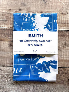 The Shipping Forecast - tea towel