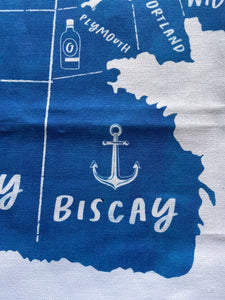 The Shipping Forecast - tea towel