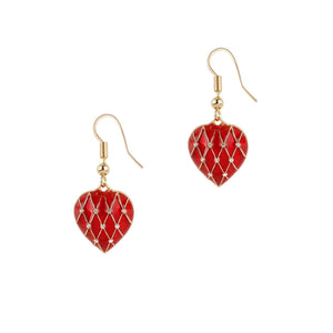 Heart Drop Earrings