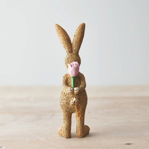 Bunny  With Rose 12cm