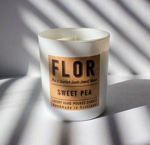 Flor: Sweet Pea Luxury Candle